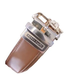 PERRY ELLIS New Men’s Tan Brown Black Reversible Leather Belt Size 44